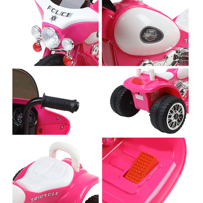 Rigo Kids Ride On Motorcycle Motorbike Car Harley Style Electric Toy Police Bike-Ride on Toys - Motorbikes-PEROZ Accessories