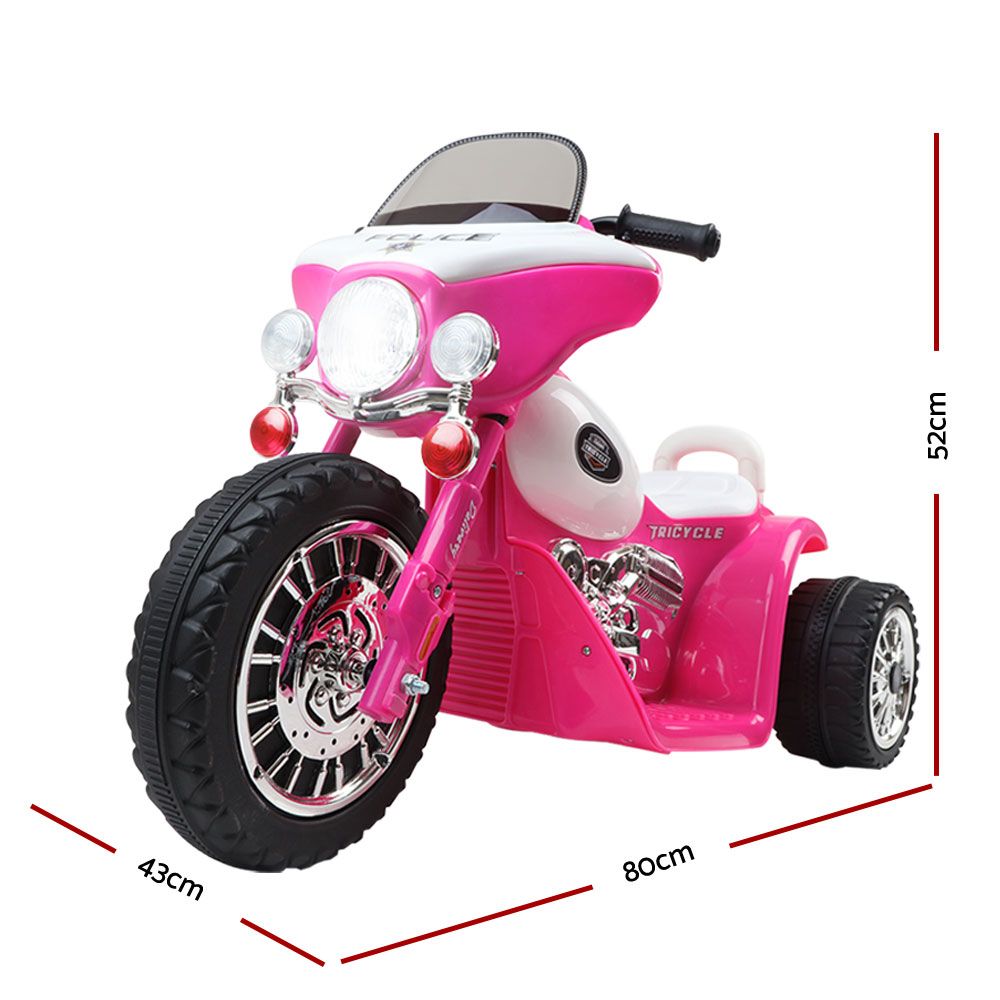Rigo Kids Ride On Motorcycle Motorbike Car Harley Style Electric Toy Police Bike-Ride on Toys - Motorbikes-PEROZ Accessories
