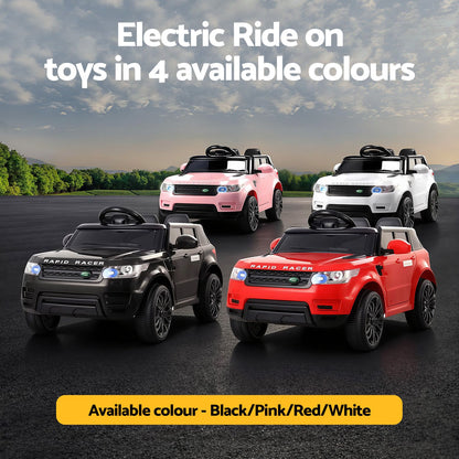 Rigo Kids Electric Ride On Car SUV Range Rover-inspired Cars Remote 12V Red-Ride on Toys - Cars-PEROZ Accessories