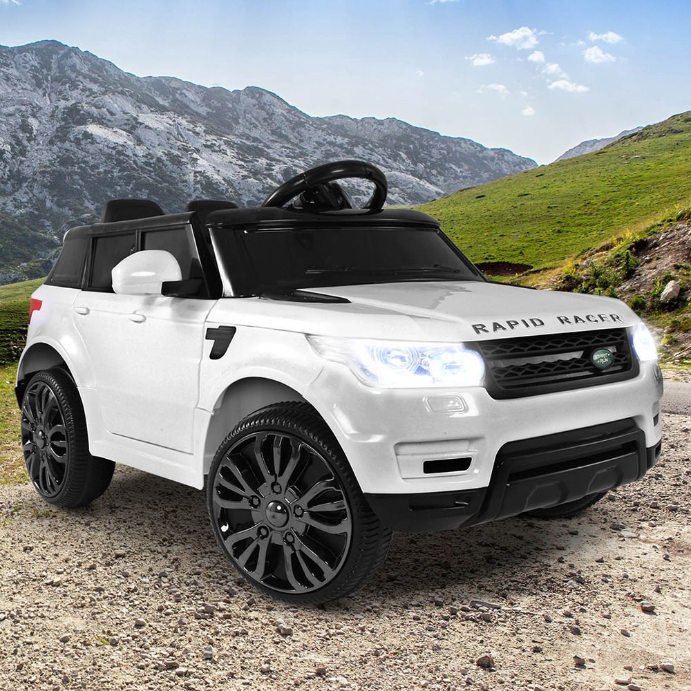 Rigo Ride On Car Kids SUV Remote 12V Car for Kids White-Ride on Toys - Cars-PEROZ Accessories