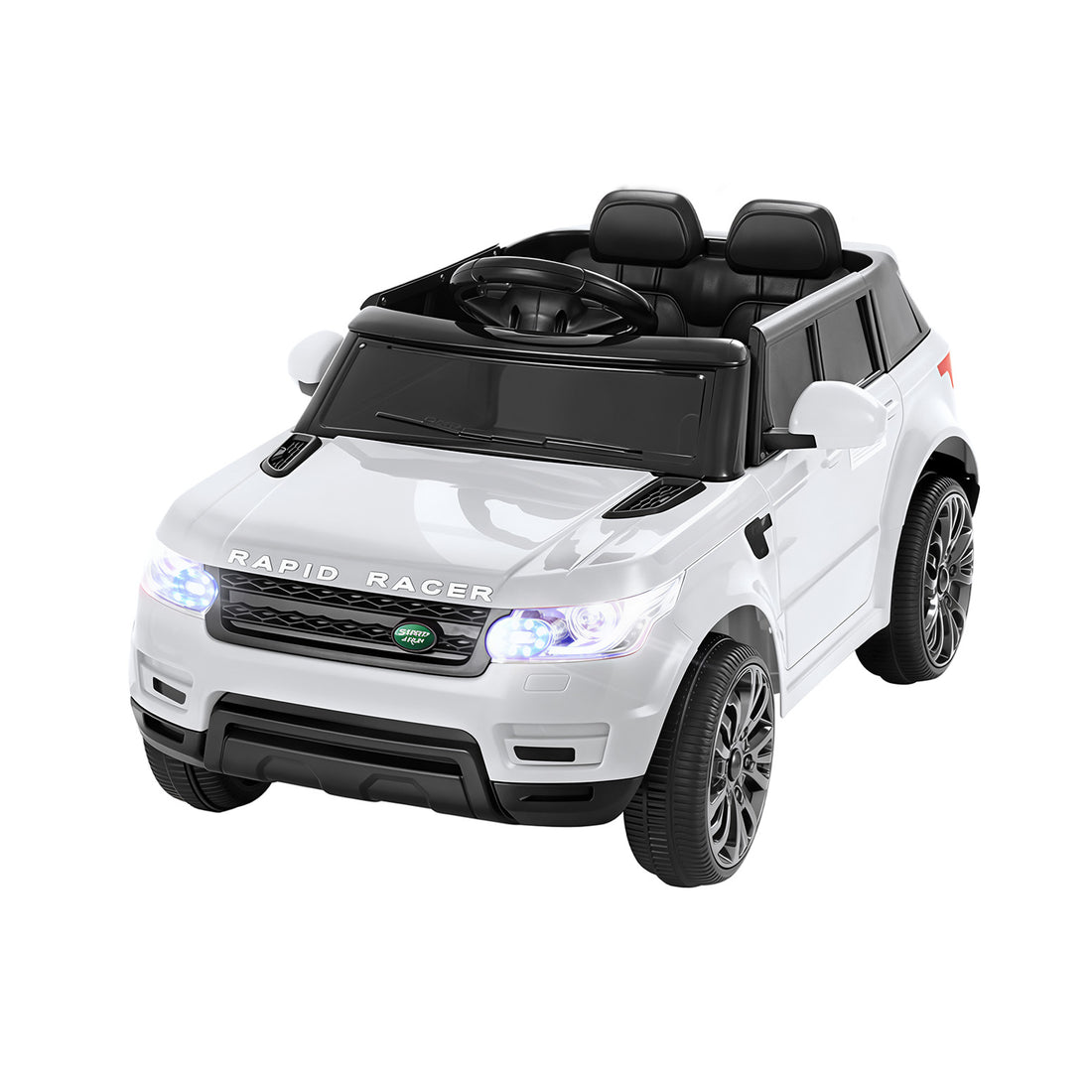Rigo Kids Electric Ride On Car SUV Range Rover-inspired Cars Remote 12V White-Ride on Toys - Cars-PEROZ Accessories