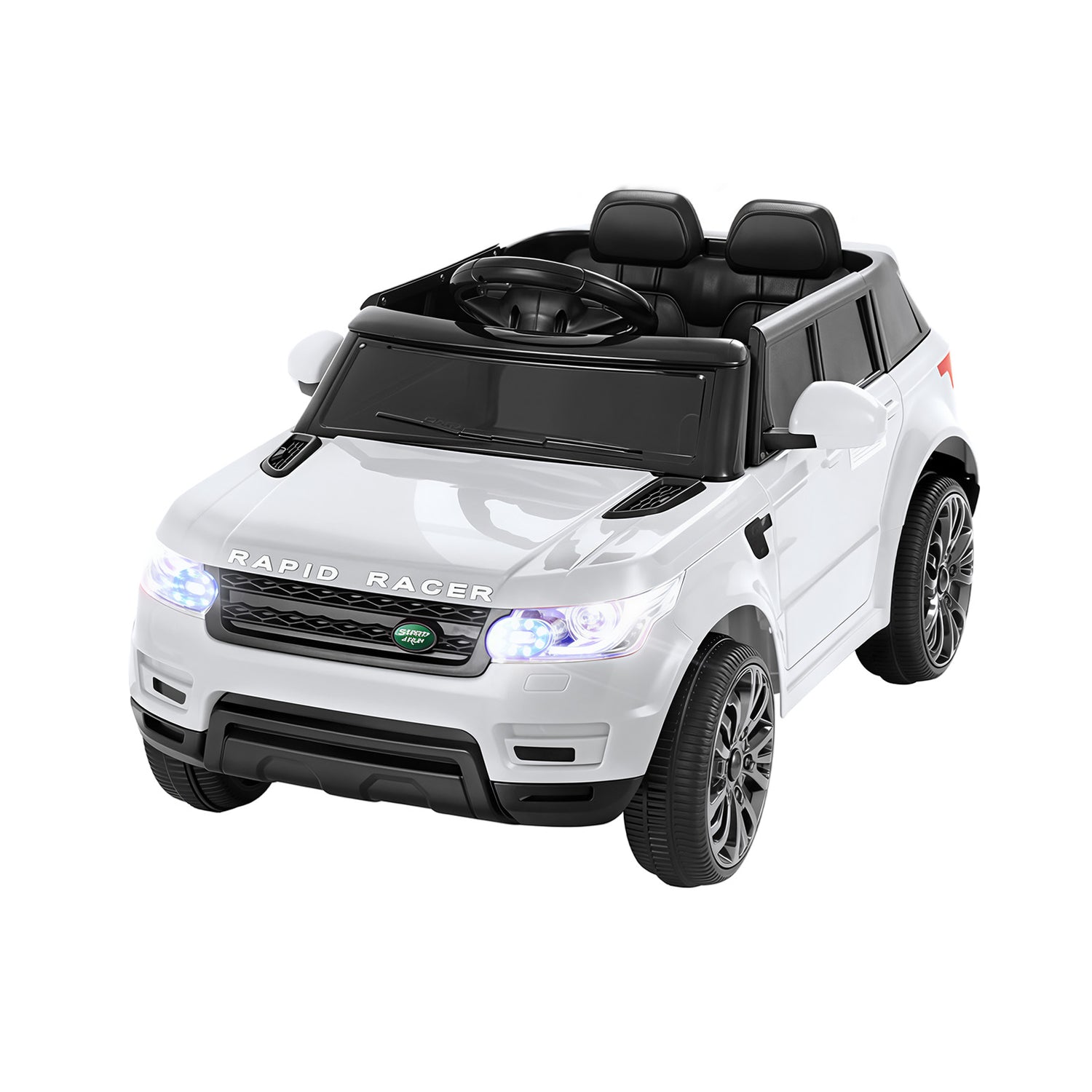 Rigo Kids Electric Ride On Car SUV Range Rover-inspired Cars Remote 12V White-Ride on Toys - Cars-PEROZ Accessories