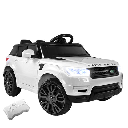 Rigo Kids Electric Ride On Car SUV Range Rover-inspired Cars Remote 12V White-Ride on Toys - Cars-PEROZ Accessories