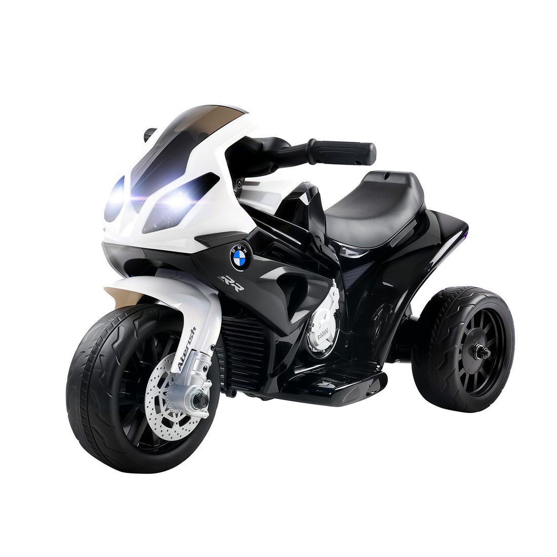Kids Ride On Car Electric Ride On Cars Motorcycle Motorbike BMW Licensed S1000RR Black-Ride on Toys - Motorbikes-PEROZ Accessories