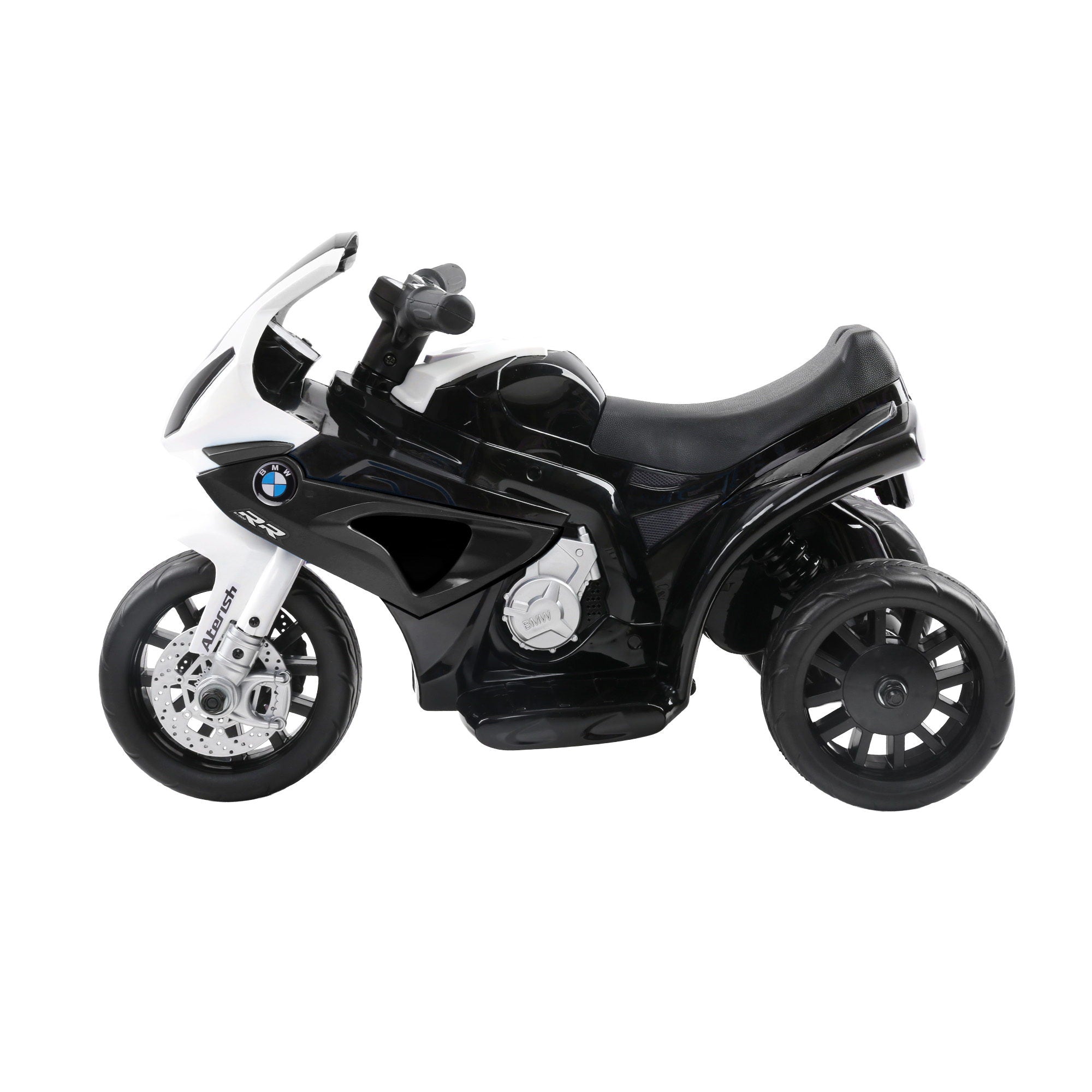 Kids Ride On Car Electric Ride On Cars Motorcycle Motorbike BMW Licensed S1000RR Black-Ride on Toys - Motorbikes-PEROZ Accessories