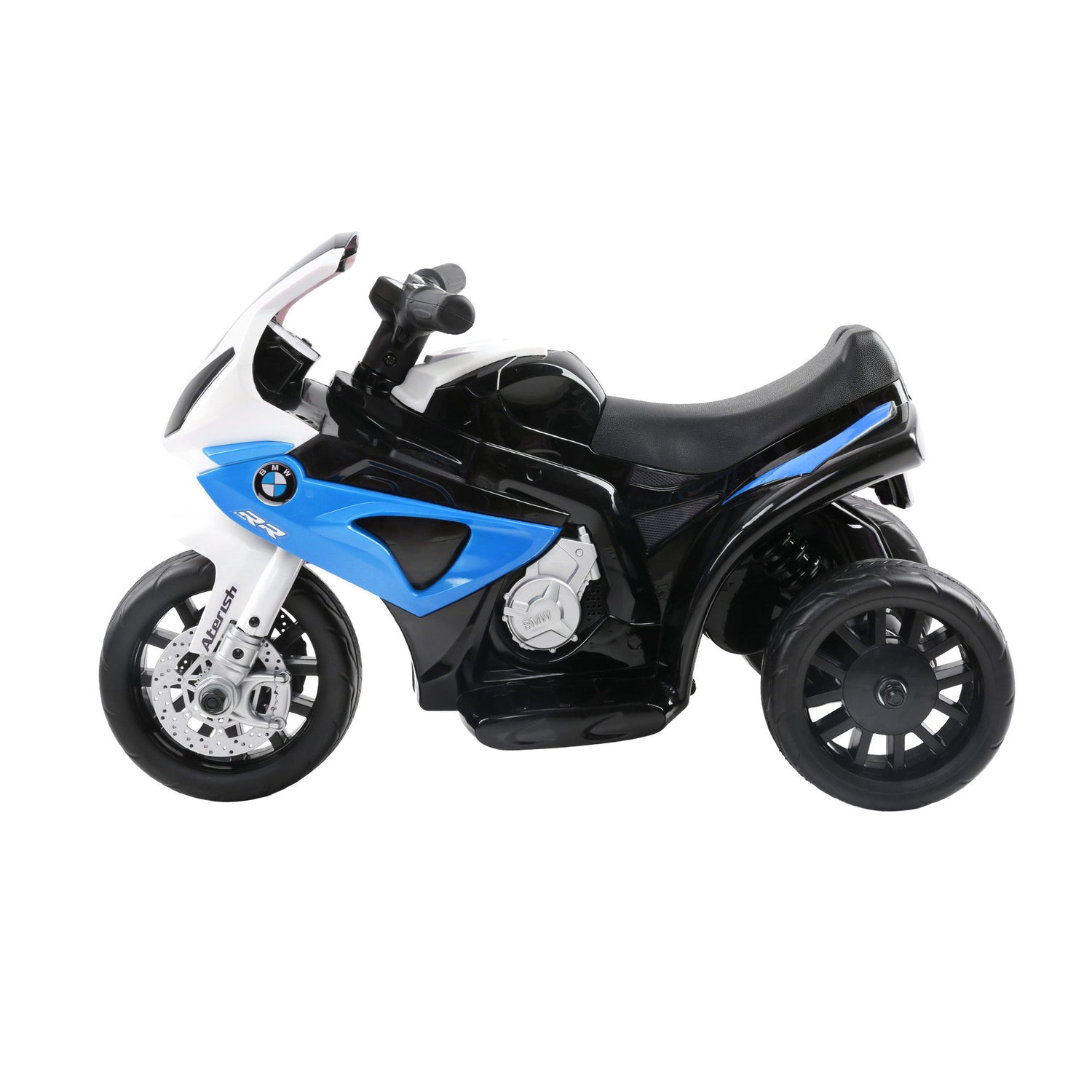 Kids Electric Ride On Car Police Motorcycle Motorbike BMW Licensed S1000RR Blue-Ride on Toys - Motorbikes-PEROZ Accessories