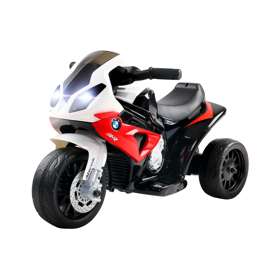 Kids Electric Ride On Car Police Motorcycle Motorbike BMW Licensed S1000RR Red-Ride on Toys - Motorbikes-PEROZ Accessories