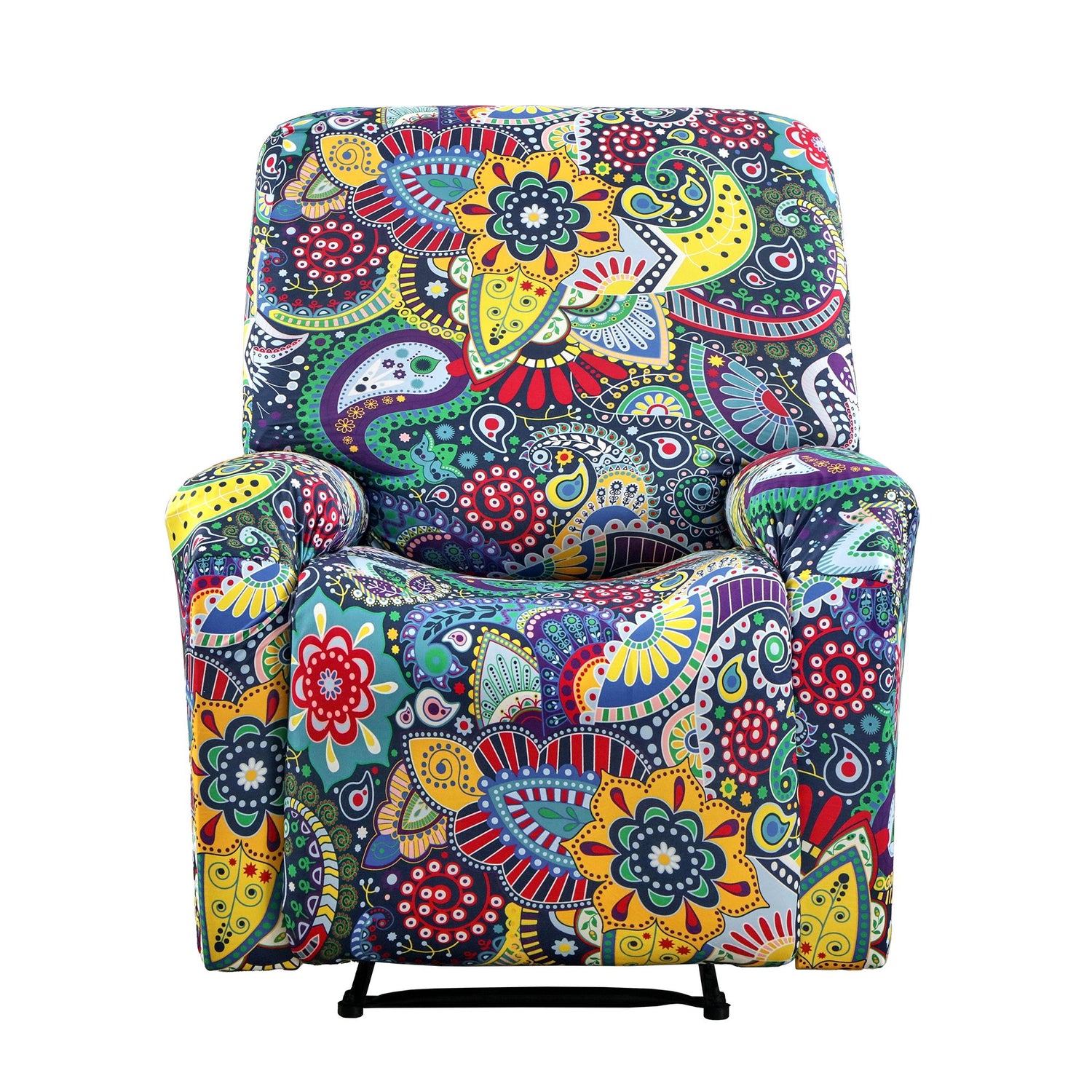 Artiss Stretch Kids Recliner Cover 4-Pieces Recliner Chair Slipcovers Printed Polyester-Furniture > Bar Stools &amp; Chairs > Arm Chairs &amp; Recliners-PEROZ Accessories