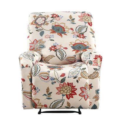 Artiss Stretch Kids Recliner Cover 4-Pieces Recliner Chair Slipcovers Printed Polyester-Furniture > Bar Stools &amp; Chairs > Arm Chairs &amp; Recliners-PEROZ Accessories