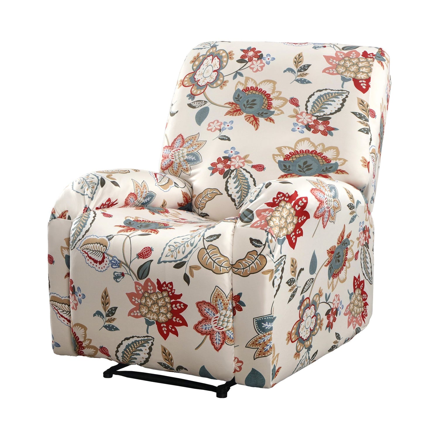 Artiss Stretch Kids Recliner Cover 4-Pieces Recliner Chair Slipcovers Printed Polyester-Furniture > Bar Stools &amp; Chairs > Arm Chairs &amp; Recliners-PEROZ Accessories
