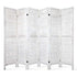Artiss 6 Panel Room Divider Screen Privacy Wood Foldable Stand Timber White-Furniture > Living Room-PEROZ Accessories