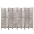 Artiss 8 Panel Room Divider Screen 326x170cm Louver Grey-Furniture > Bedroom > Room Dividers-PEROZ Accessories