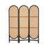 Artiss 3 Panel Room Divider Screen 151x180cm Rattan Brown-Furniture > Bedroom-PEROZ Accessories