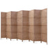 Artiss 8 Panel Room Divider Screen Privacy Timber Foldable Dividers Stand Natural-Furniture > Living Room-PEROZ Accessories