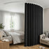 Artiss Room Divider Curtain Ceiling Mounted Track Sets Flexible Black-Furniture > Bedroom > Room Dividers-PEROZ Accessories