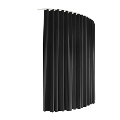 Artiss Room Divider Curtain Ceiling Mounted Track Sets Flexible Black-Furniture > Bedroom > Room Dividers-PEROZ Accessories