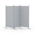 Artiss 3 Panel Room Divider Screen 260x180cm Fabric Grey-Furniture > Bedroom > Room Dividers-PEROZ Accessories