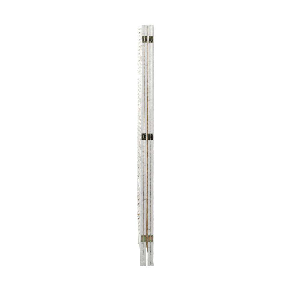 Oikiture 4 Panel Room Divider Privacy Screen White-Room Divider-PEROZ Accessories