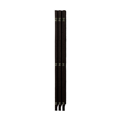 Oikiture 6 Panel Room Divider Privacy Screen Brown-Room Divider-PEROZ Accessories