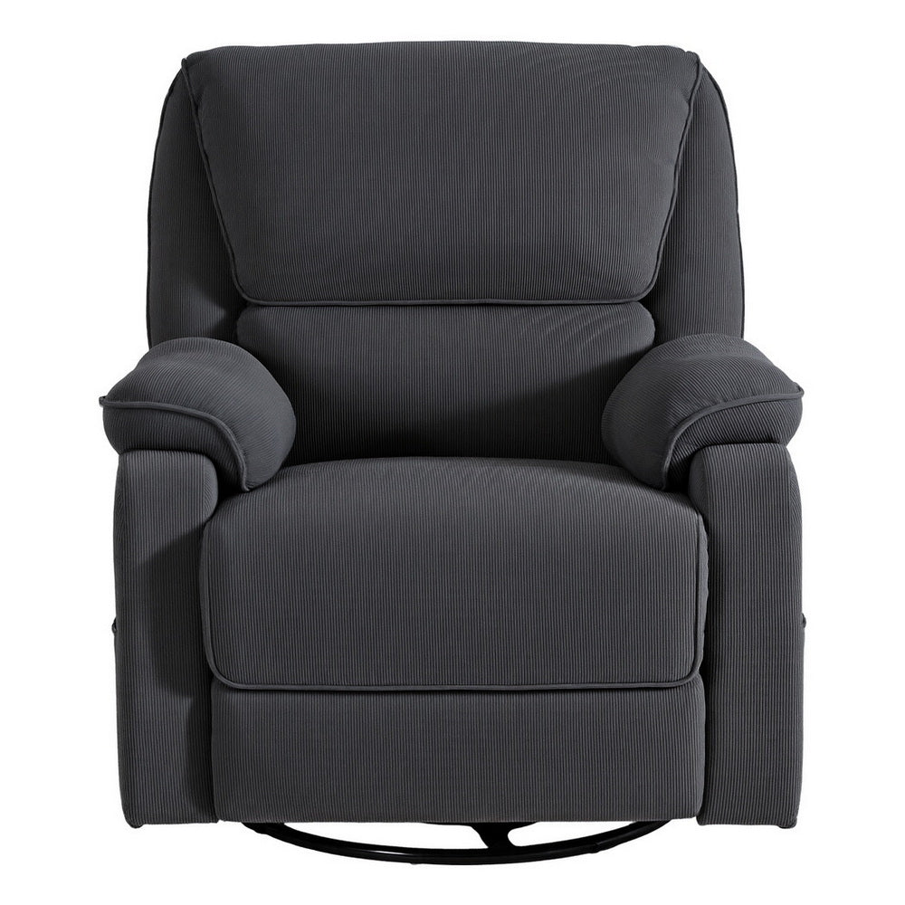 Artiss Rocking Recliner Chair 360 Swivel Massage Heated Reclining Chairs-Furniture &gt; Bar Stools &amp; Chairs &gt; Arm Chairs &amp; Recliners-PEROZ Accessories