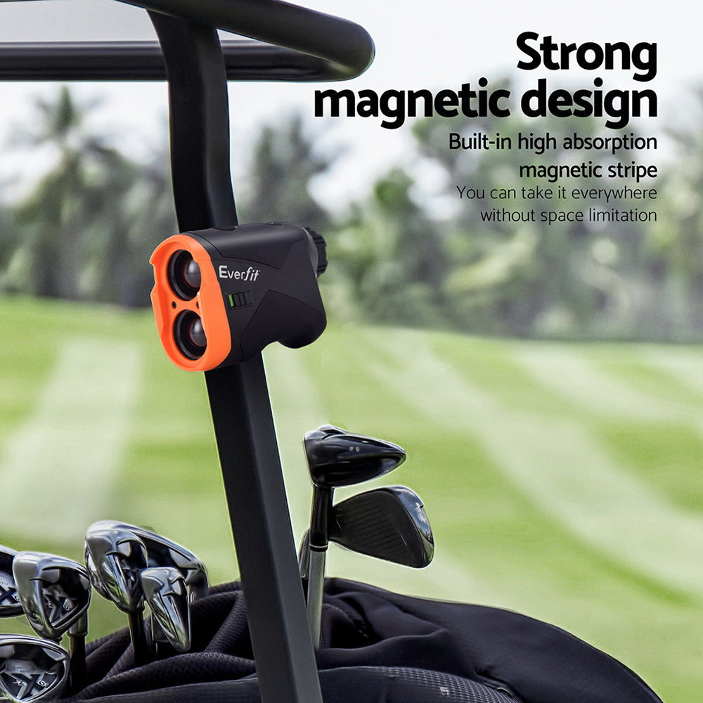 Everfit 700M Golf Rangefinder Slope On/Off Vibration Alert Orange-Sports &amp; Fitness &gt; Golf &gt; Golf Accessories-PEROZ Accessories