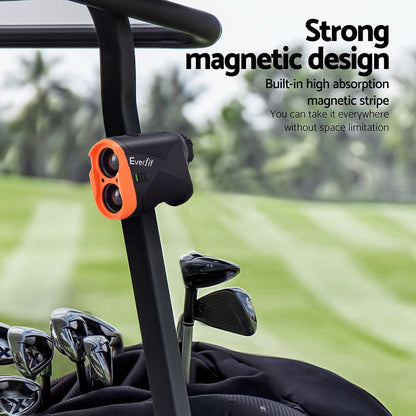Everfit 700M Golf Rangefinder Slope On/Off Vibration Alert Orange-Sports &amp; Fitness &gt; Golf &gt; Golf Accessories-PEROZ Accessories