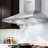 Devanti 600mm Range Hood 60cm Rangehood Stainless Steel-Rangehoods-PEROZ Accessories