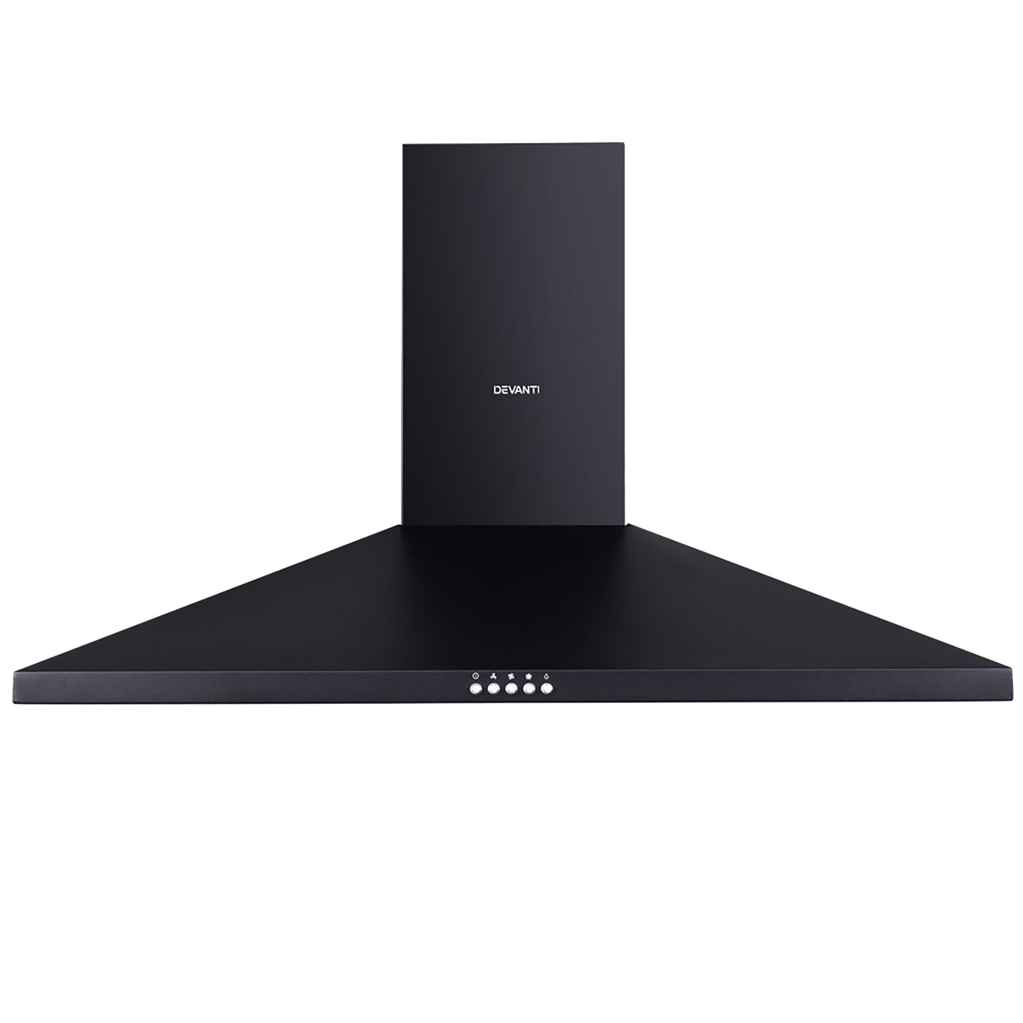 Devanti 900mm Range Hood 90cm Rangehood Black-Rangehoods-PEROZ Accessories