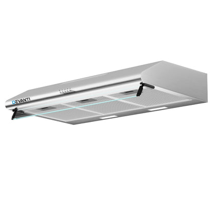 Devanti 900mm Range Hood 90cm Rangehood Stainless Steel-Appliances &gt; Kitchen Appliances &gt; Cooking Ranges-PEROZ Accessories