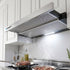 Devanti 600mm Range Hood 60cm Slide out Rangehood Stainless Steel-Rangehoods-PEROZ Accessories