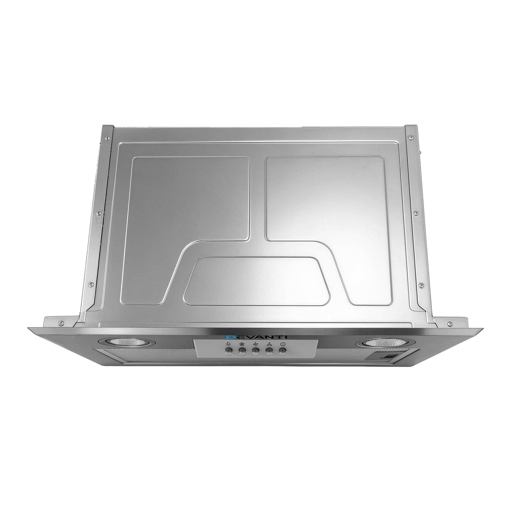 Devanti 520mm Range Hood 52cm Rangehood Stainless Steel-Rangehoods-PEROZ Accessories