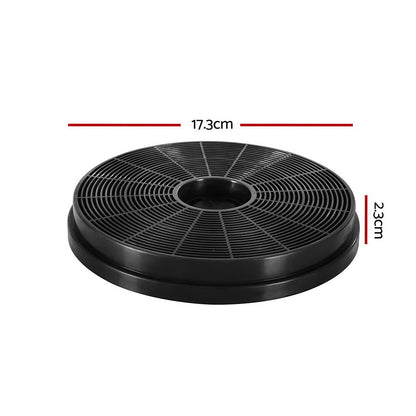 Devanti 17cm Range Hood Carbon Charcoal Filters Replacement X2-Appliances &gt; Kitchen Appliances-PEROZ Accessories
