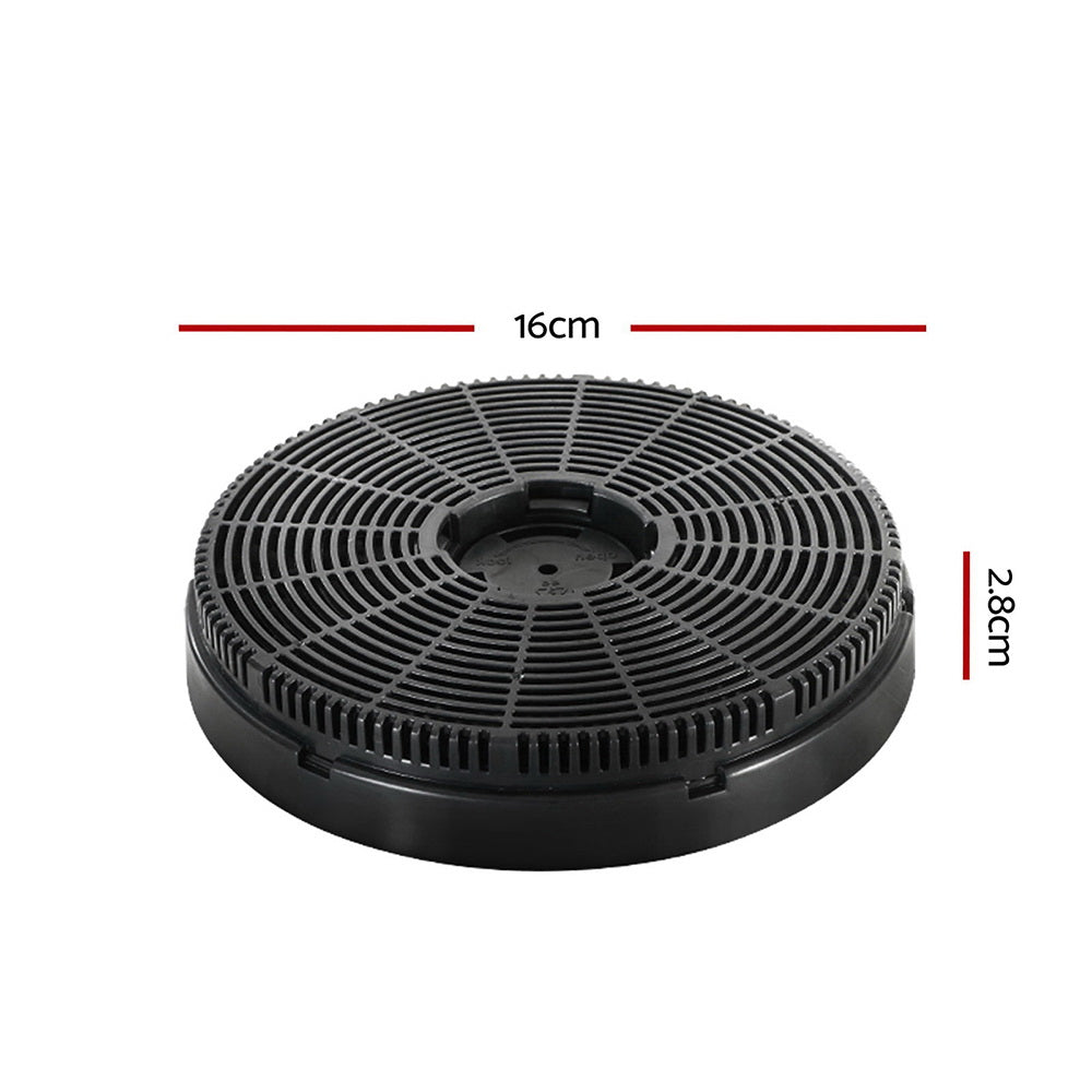 Devanti 16cm Range Hood Carbon Charcoal Filters Replacement X2-Appliances &gt; Kitchen Appliances-PEROZ Accessories