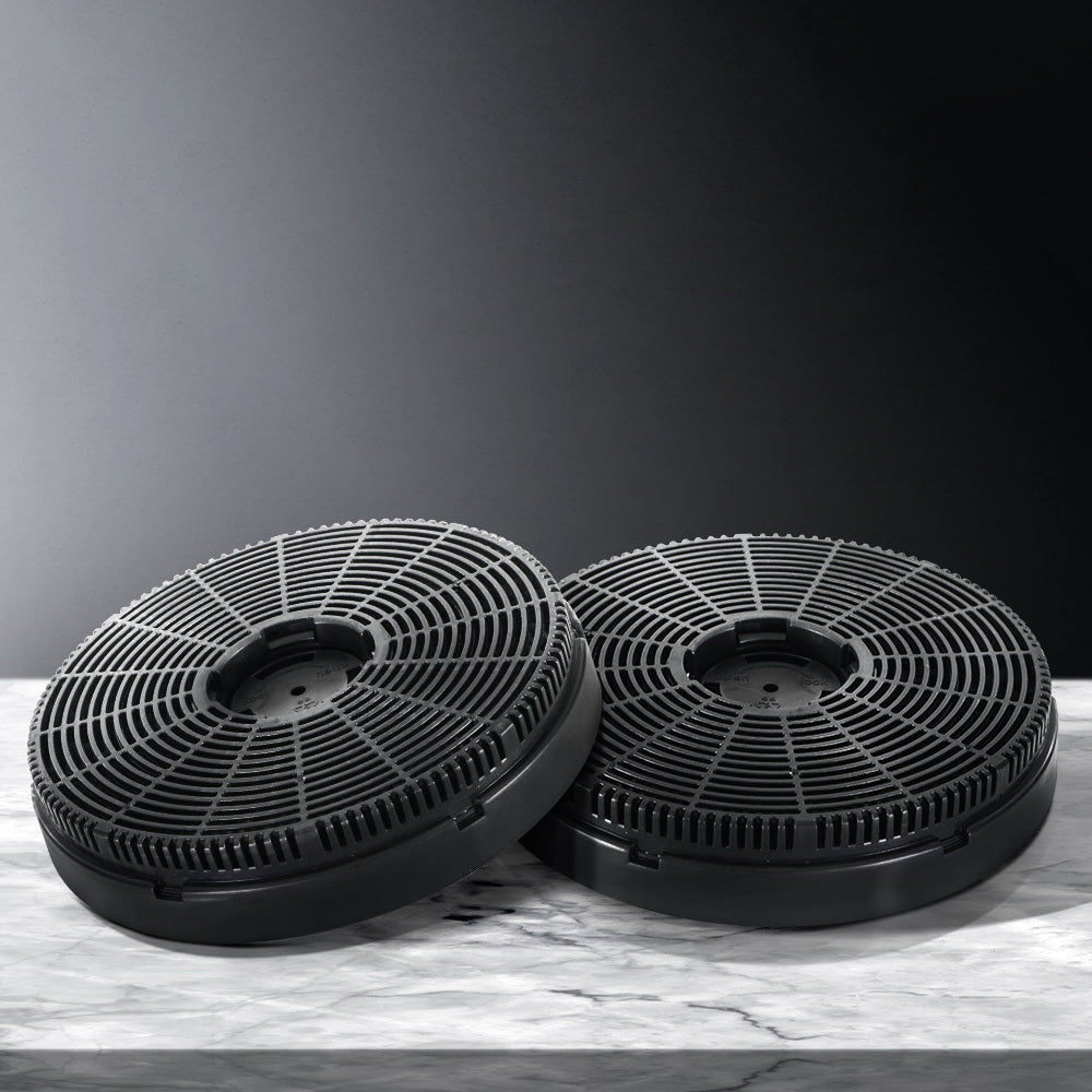 Devanti 16cm Range Hood Carbon Charcoal Filters Replacement X2-Appliances &gt; Kitchen Appliances-PEROZ Accessories