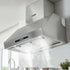 Devanti 900mm Range Hood 3-Speed Fan LED Display Remote Control-Appliances > Kitchen Appliances > Cooking Ranges-PEROZ Accessories