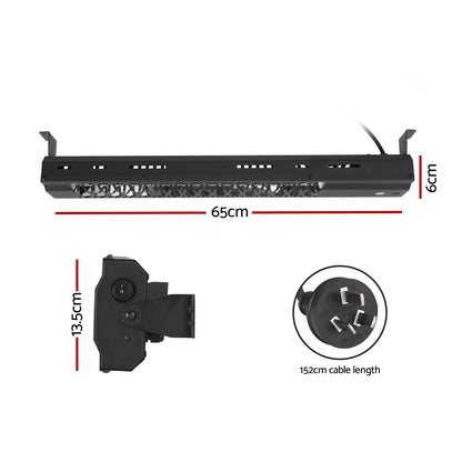 Devanti Electric Strip Heater Radiant Heaters 2000W-Heaters-PEROZ Accessories
