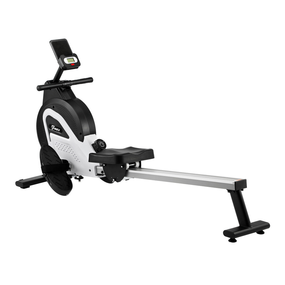 Finex Rowing Machine Rower Magnetic Resistance Fitness Workout Home Gym Cardio-Rowing Machine-PEROZ Accessories