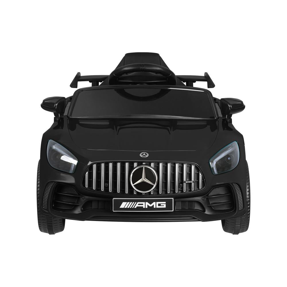 Kids Ride On Car Mercedes-Benz AMG GTR Licensed Remote Electric Toy Gift 12V Black-Ride On Car-PEROZ Accessories