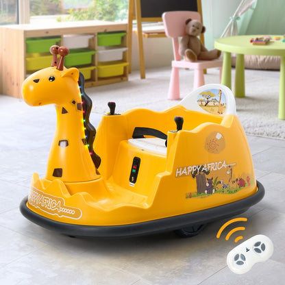 Mazam Kids Ride on Car Bumper Remote Control Light Giraffe-Ride On Car-PEROZ Accessories