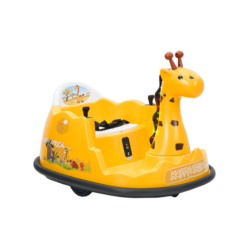 Mazam Kids Ride on Car Bumper Remote Control Light Giraffe-Ride On Car-PEROZ Accessories