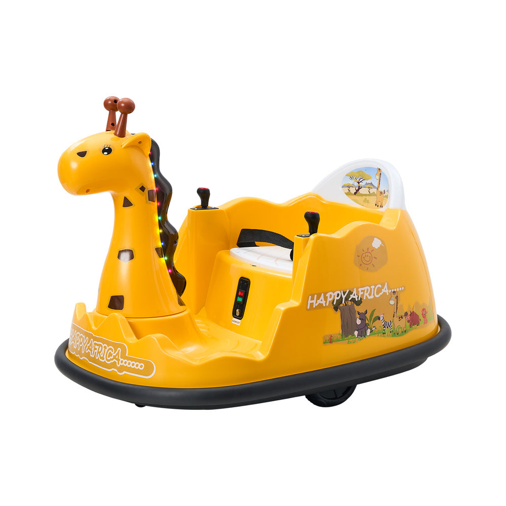Mazam Kids Ride on Car Bumper Remote Control Light Giraffe-Ride On Car-PEROZ Accessories