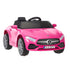 Kids Ride On Car 12V Mercedes-Benz Licensed Remote Control Toy Pink-Ride On Car-PEROZ Accessories