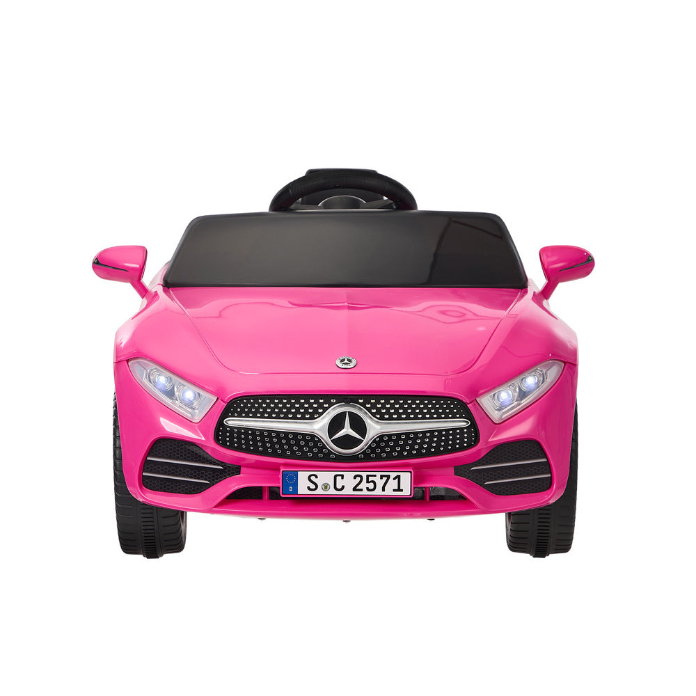 Kids Ride On Car 12V Mercedes-Benz Licensed Remote Control Toy Pink-Ride On Car-PEROZ Accessories
