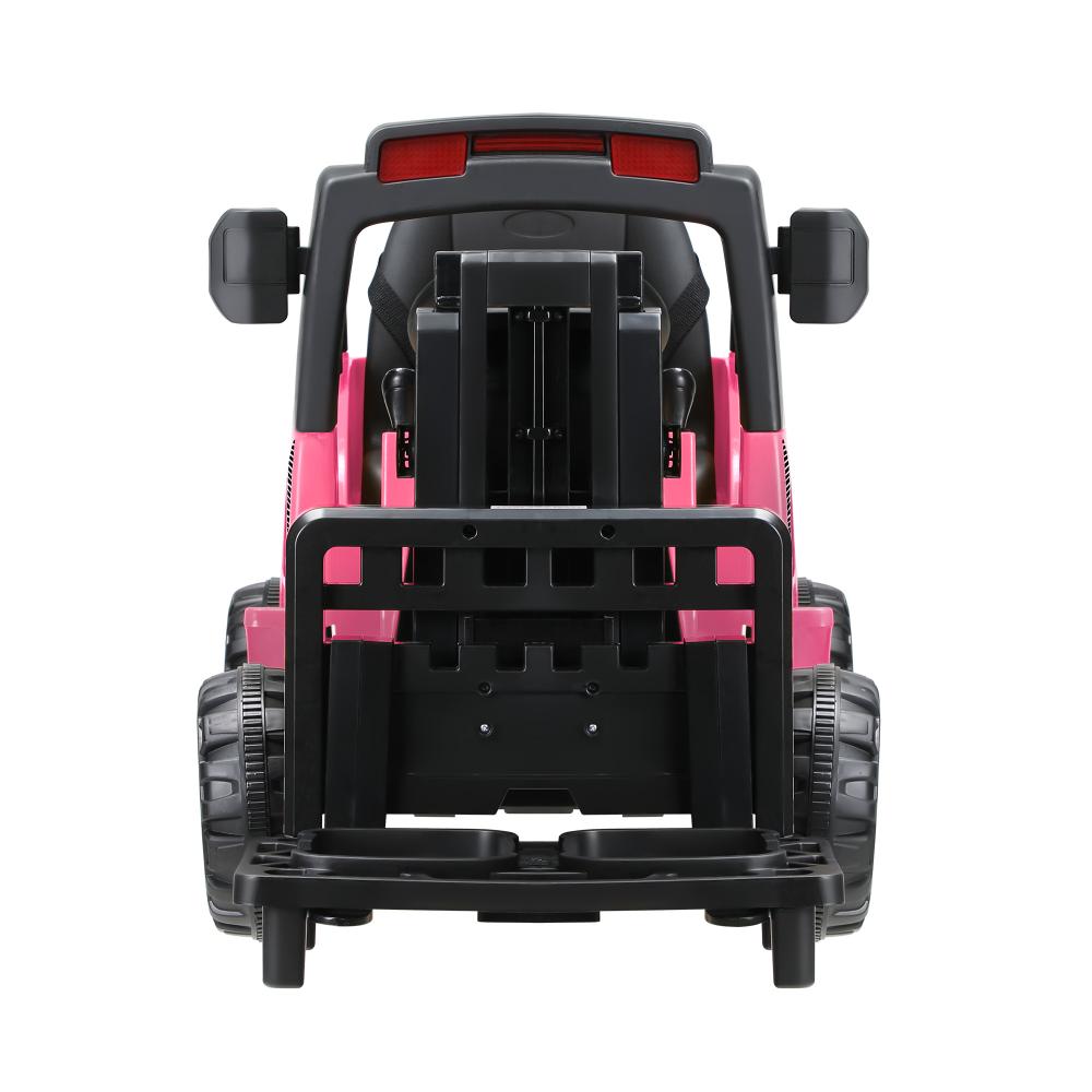 Mazam Ride-On Forklift Electric Car Toy for Toddlers Kids 12V Rechargeable Pink-Ride On Car-PEROZ Accessories