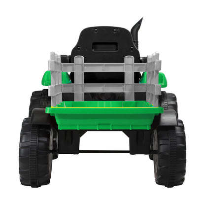Mazam Kids Ride On Tractor Toy W/ Trailer Remote Battery Electric Operated Car
