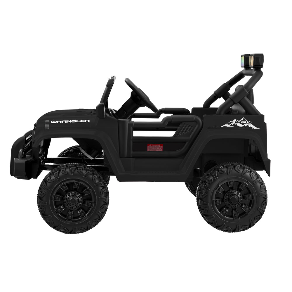 Mazam Kids Ride On Car Jeep 12V Electric Remote Control Black-Ride On Car-PEROZ Accessories