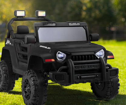 Mazam Kids Ride On Car Jeep 12V Electric Remote Control Black-Ride On Car-PEROZ Accessories