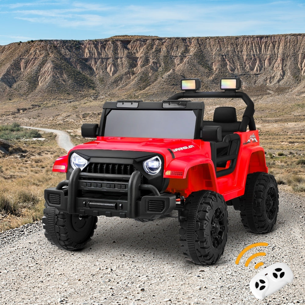 Mazam Kids Ride on Cars 12V Electric Battery Remote Control LED Red-Ride On Car-PEROZ Accessories