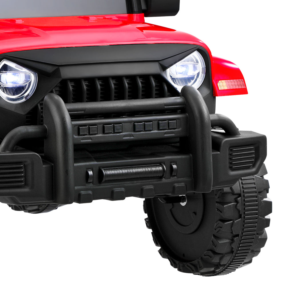 Mazam Kids Ride on Cars 12V Electric Battery Remote Control LED Red-Ride On Car-PEROZ Accessories