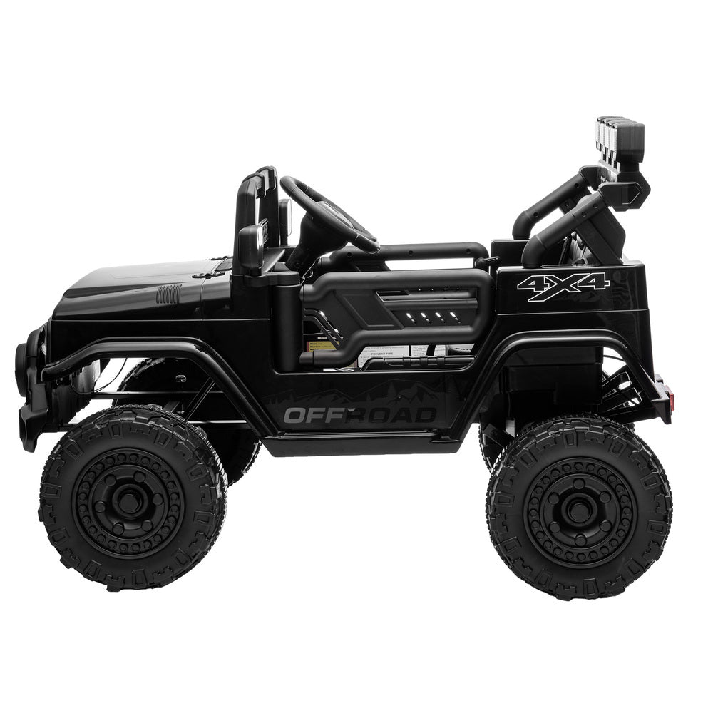 Mazam Ride on Car Electric Jeep Bluetooth Black-Ride On Car-PEROZ Accessories